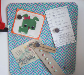 baking sheet noticeboard, crafts, repurposing upcycling, Find out how to make this magnetic noticeboard