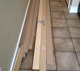 foyer project, foyer, woodworking projects, Supplies Used