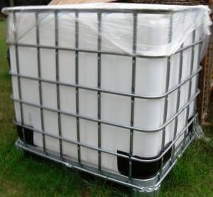 any ideas on how to disguise a rain barrel, The tank would look like this
