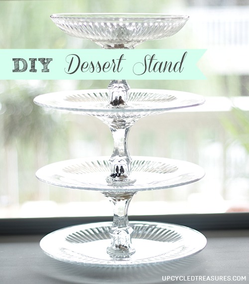 diy 4 tier dessert stand for under 10, crafts, repurposing upcycling, DIY 4 Tier Dessert Standhttp upcycledtreasures com 2013 08 diy 4 tier dessert stand