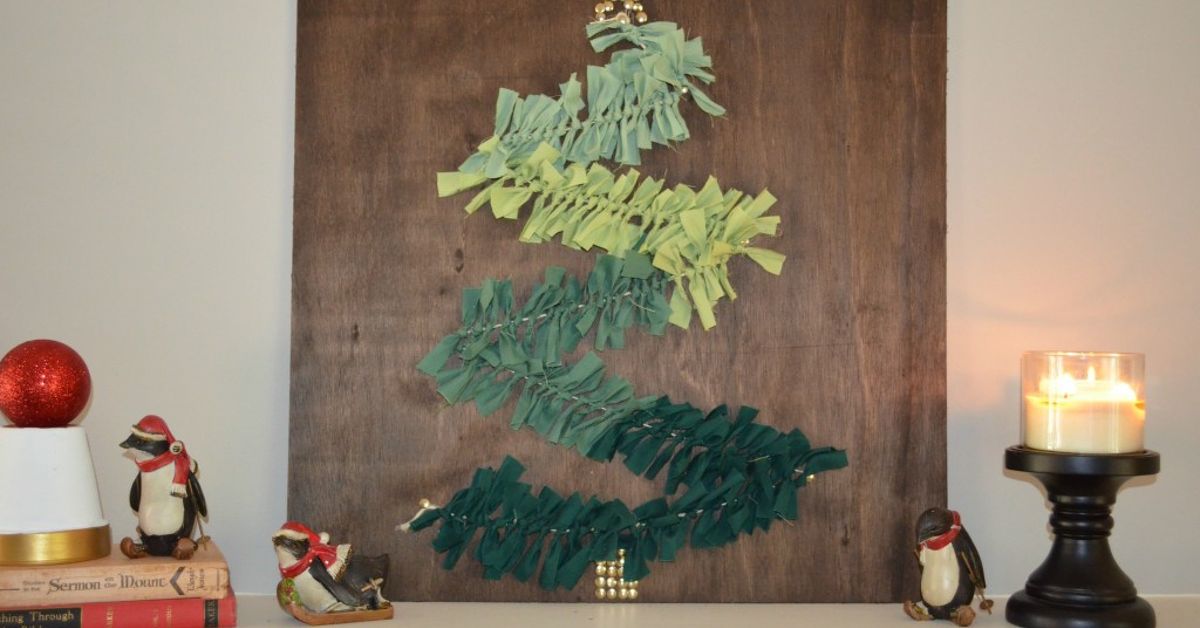 DIY Holiday Tree Wall Art | Hometalk