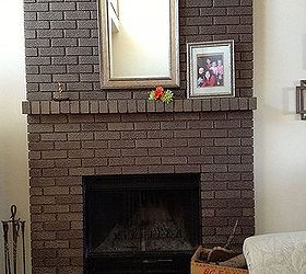 painting my fireplace, fireplaces mantels, home decor, painting