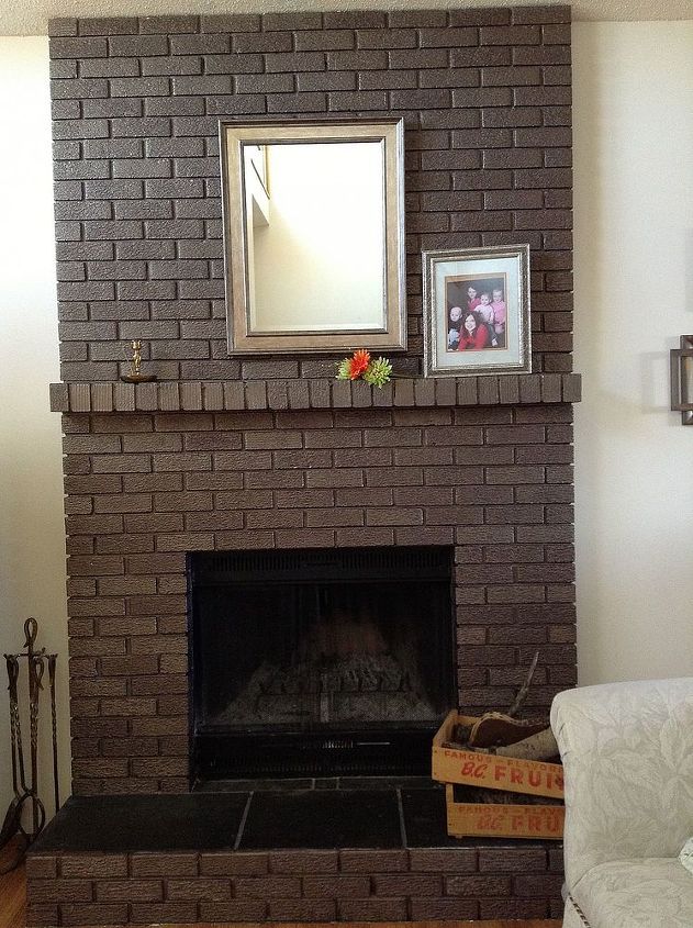 painting my fireplace, fireplaces mantels, home decor, painting