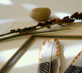 painted feathers, crafts
