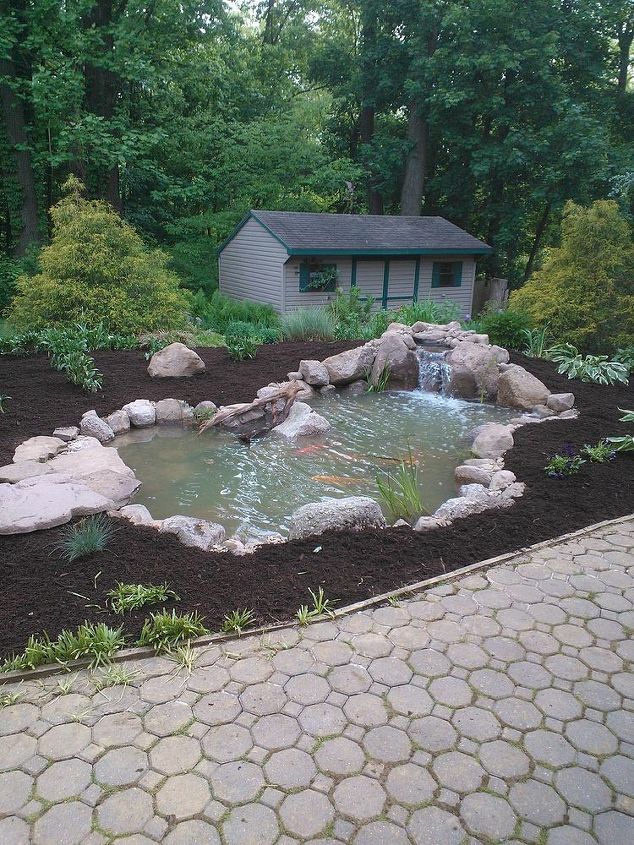 pond build before after lancaster pa, ponds water features