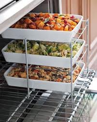 thanksgiving cooking essentials for your kitchen, appliances, kitchen design, When oven space is at a premium this stacked stainless steel rack saves the day