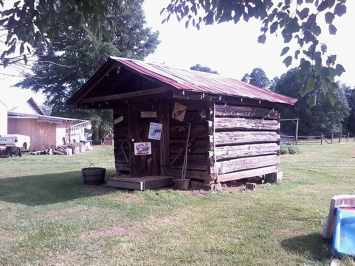 q my projects, curb appeal, home improvement, outdoor living, Old smoke house on my property