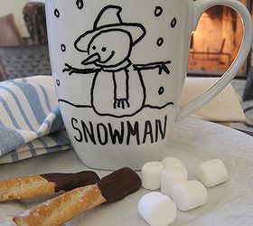 personalize your mugs with a sharpie and it s permanent, crafts, seasonal holiday decor, It s fun and easy to create your own special mugs