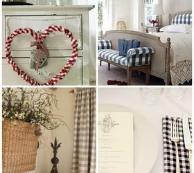 getting gingham check and plaid glamor, home decor, Gingham check and plaid look great in each of these shots From curtains bedhead napkins or decorations