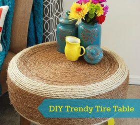 diy tire table, diy, how to, painted furniture, repurposing upcycling, woodworking projects