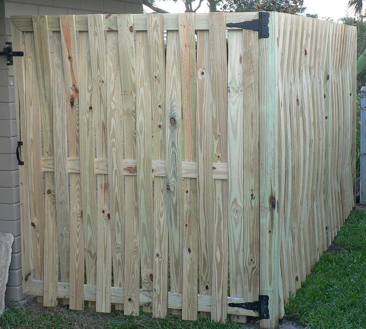 my back yard was almost fully fenced when i bought my house but the fence wasn t, fences, Gate matches fence for a seamless look