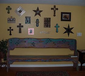 q can i get some opinions on what color to paint my hall bench i love my bench it, home decor, painted furniture, bench
