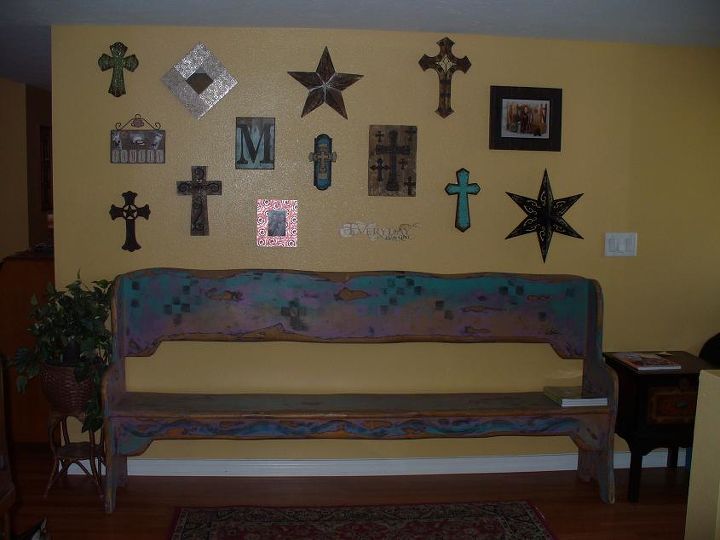 q can i get some opinions on what color to paint my hall bench i love my bench it, home decor, painted furniture, bench
