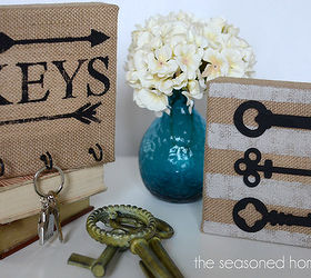 diy burlap canvas art, crafts, That s all there is to it