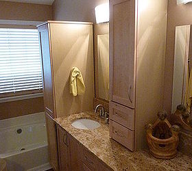 master bathroom makeover on a budget, bathroom ideas, home decor, AFTER