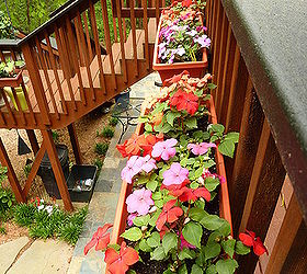 new updated pictures of the deck and decked out and ready for spring, decks, home improvement, outdoor living, patio, impatiens