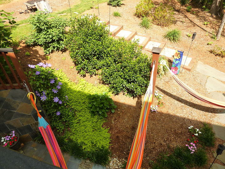 love spring makes laying out in the hammock beautiful, decks, gardening, outdoor living, Another view