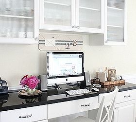kitchen office, craft rooms, home decor, home improvement, home office, kitchen design, Nothing better than having an office in your kitchen