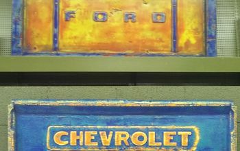 Recycled Truck Tailgate to Wall Art
