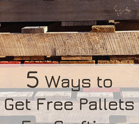 5 ways to get free pallets for crafting
