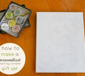 how to make a personalized paint by number, crafts