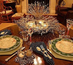 winter tablescape, seasonal holiday decor, It s ok with me if this is the only snow and ice we see this winter
