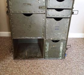 up cycled army field desk