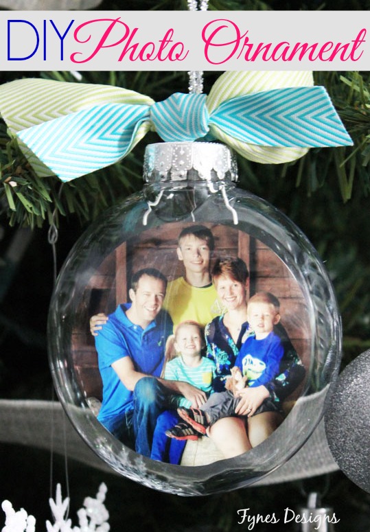 diy glass photo ornament, crafts, seasonal holiday decor, Each year I like to make one of these ornaments to hold our family photo I think it will be great when the children are older to look back on how they grew over the years