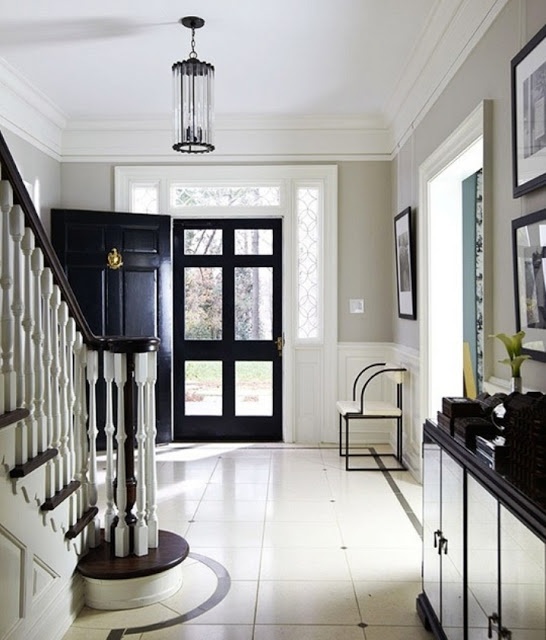 how to add instant curb appeal stunning front door ideas, curb appeal, doors, Also consider what your door will look like from the inside Here the black door acts as a frame to a lovely yard This understated traditional design is calming and sophisticated