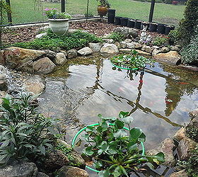 koi pond done by thepondmonster, outdoor living, ponds water features