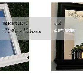 wayfair mirror makeover diychallenge, crafts, Check out the before and after Love it beforeandafter