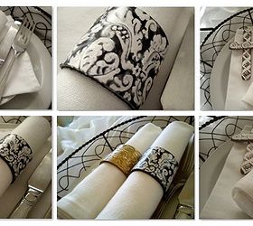 napkin rings, crafts, home decor