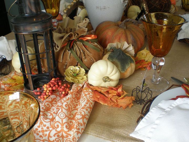 thanksgiving day tablescape idea, seasonal holiday d cor, thanksgiving decorations