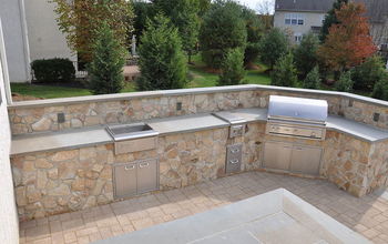 Outdoor Kitchen- Before, During and After