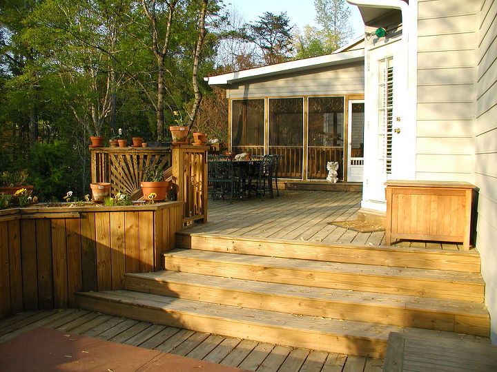 is this rainy atlanta week making anyone else wish for spring in honor of our, decks, outdoor living, pool designs, spas, The Same Kennesaw Deck Before