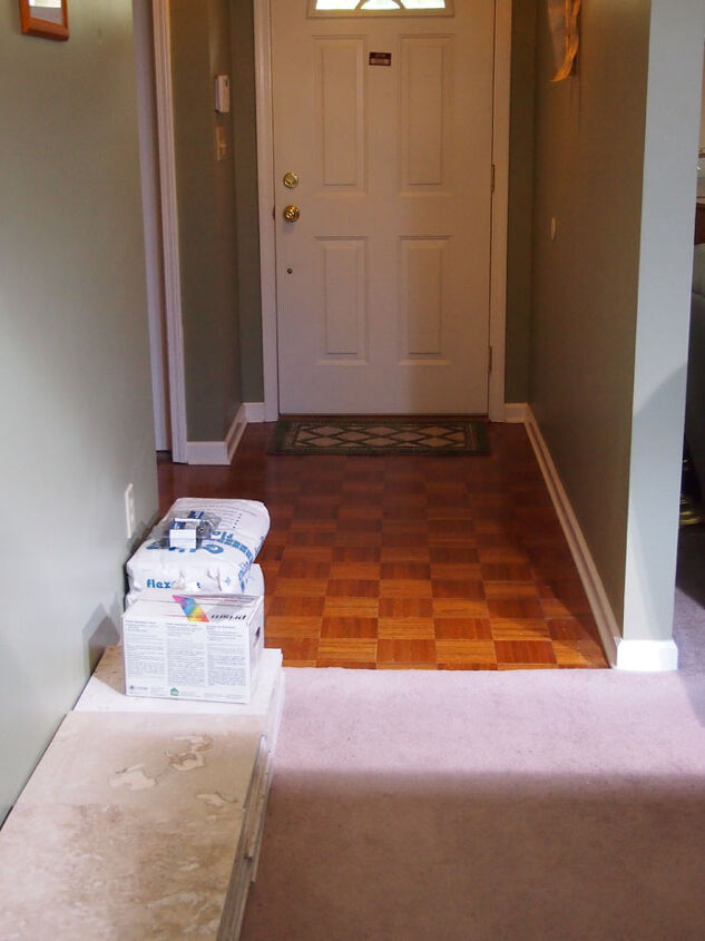 We Have Some Travertine Tile That We Need Installed In Our Entry