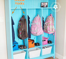 more features from the make it pretty monday party, home decor, DIY Lockers from