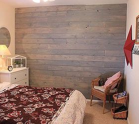 cozy guest room redo, bedroom ideas, home decor, wall decor, Loving the wall once it was finished