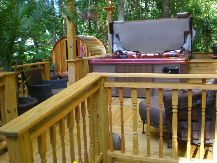 i am a spa junkie and always wanted a private sanctuary all my own here it is 11, decks, outdoor living, spas