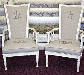 old occasional chairs given a new look, chalk paint, painted furniture, AFTER