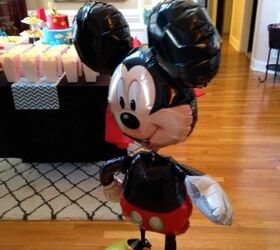 mickey mouse themed 1st birthday party, crafts, The Mickey Mouse Air Walker was a HUGE hit