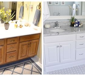 gorgeous bathroom makeover, bathroom ideas, home decor, Before and after