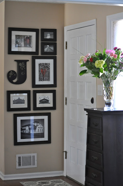 entryway, foyer, home decor, When I first started my gallery wall photos from special places in our lives including all five states we have lived in