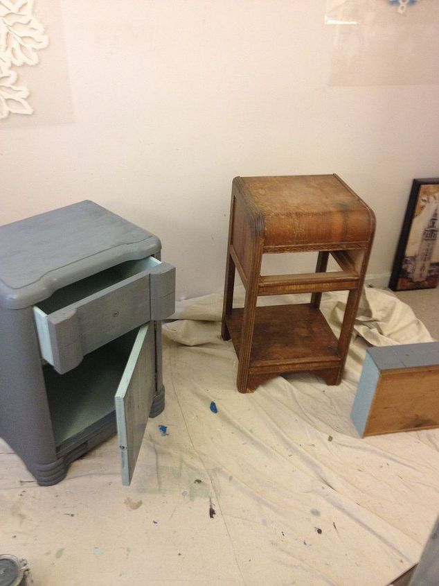 art deco nightstands makeover