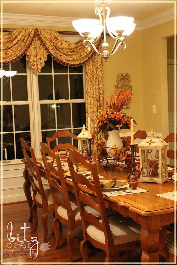 dining room makeover, dining room ideas, home decor, seasonal holiday decor, thanksgiving decorations, New dining room paint color lightened the room up a lot