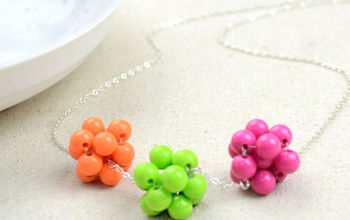 Create Your Own Necklace Adorned With 3 Beaded Balls