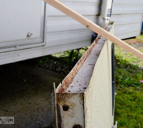 the 1 67 travel trailer door fix and a lesson, doors, home maintenance repairs, how to, A 1 67 chunk of wood was the fix I removed the rotten wood and picked up a ready made chunk of wood that fit nearly perfectly