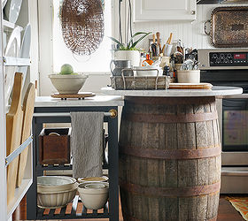 ikea kitchen cart hack, diy, home decor, kitchen design, kitchen island, painted furniture
