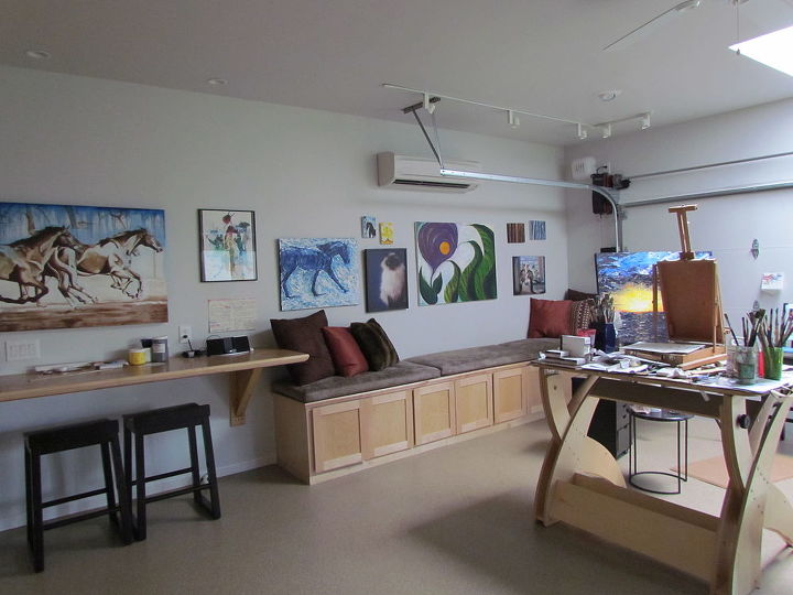transform your garage into an art studio, craft rooms, garages, repurposing upcycling