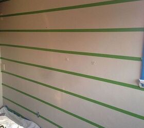 painting a striped accent wall tutorial, bedroom ideas, paint colors, painting, wall decor, it by the number of stripes you want on the wall 100 inches 8 stripes 12 5 per stripe When you measure your stripes take in to consideration the width of the frog tape you use and include that width in your measurement